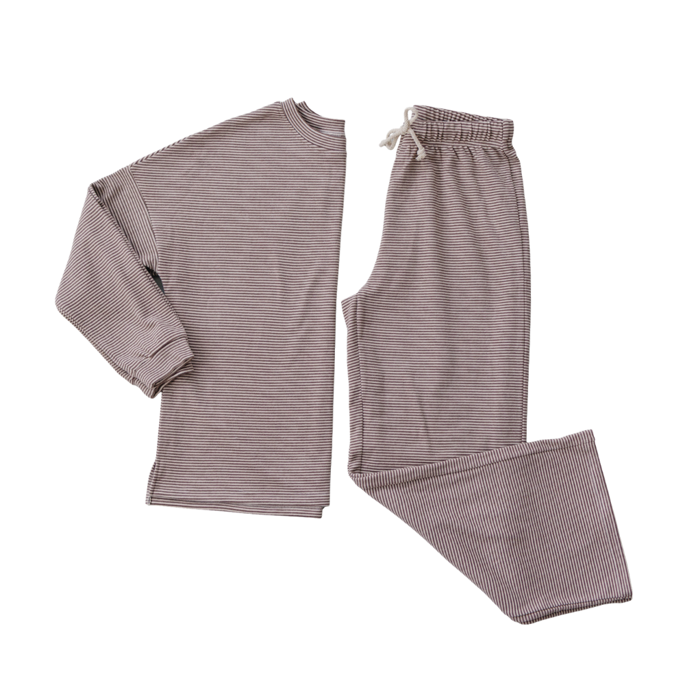 Women's Striped Loungewear Set