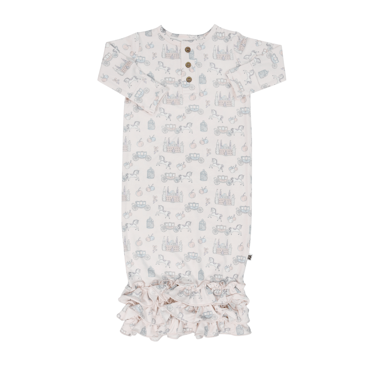 Fairy Godmother Ruffle Gown - Sweet & Soft Baby Girl Style
