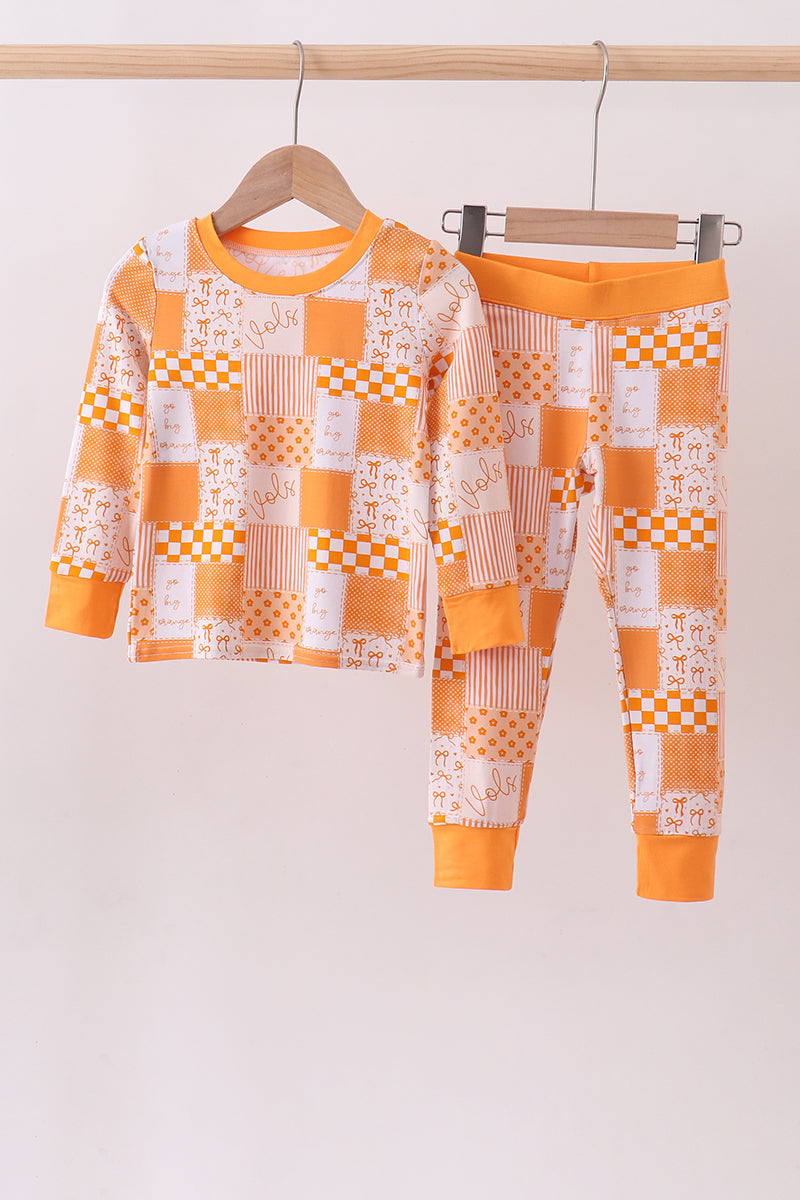 Floral Checkered Bamboo Sleepwear Set