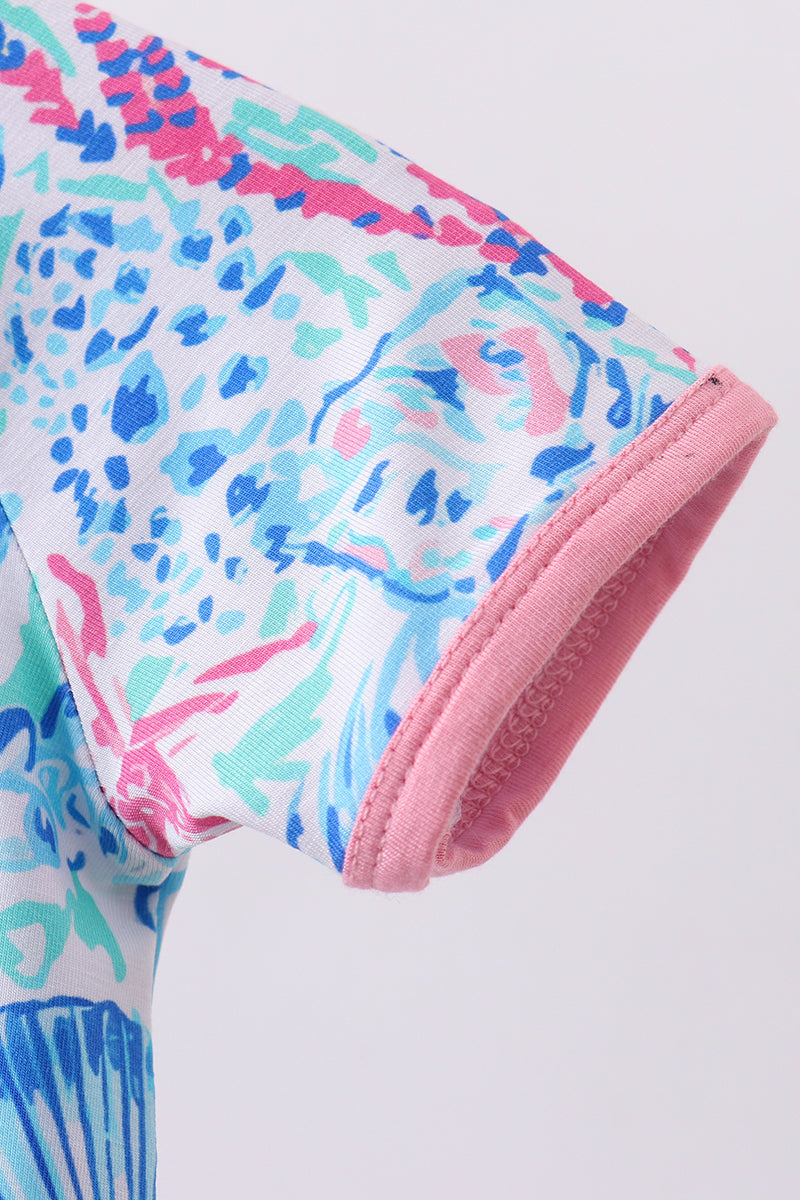 Under the Sea Bamboo Zipper Romper