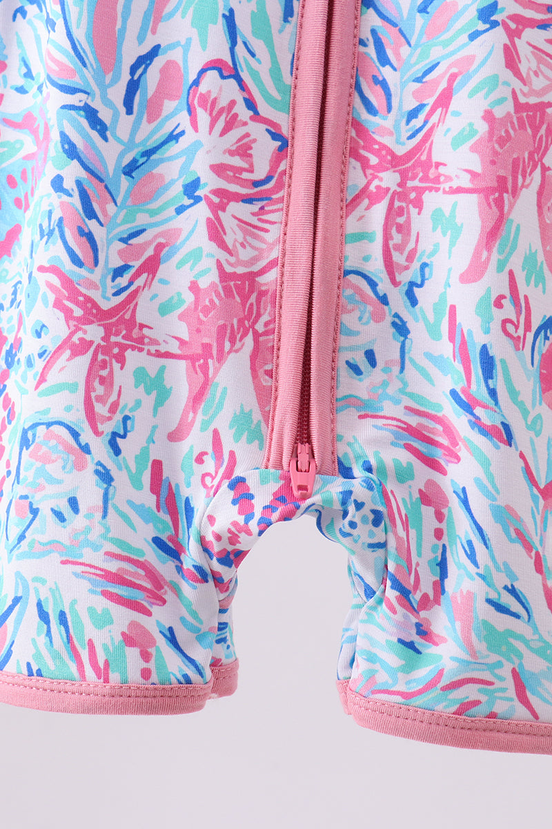 Under the Sea Bamboo Zipper Romper