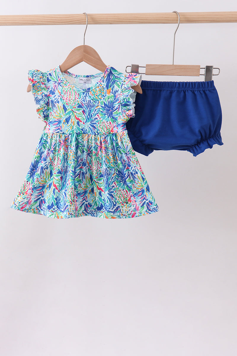 Blue Petals Boutique Set