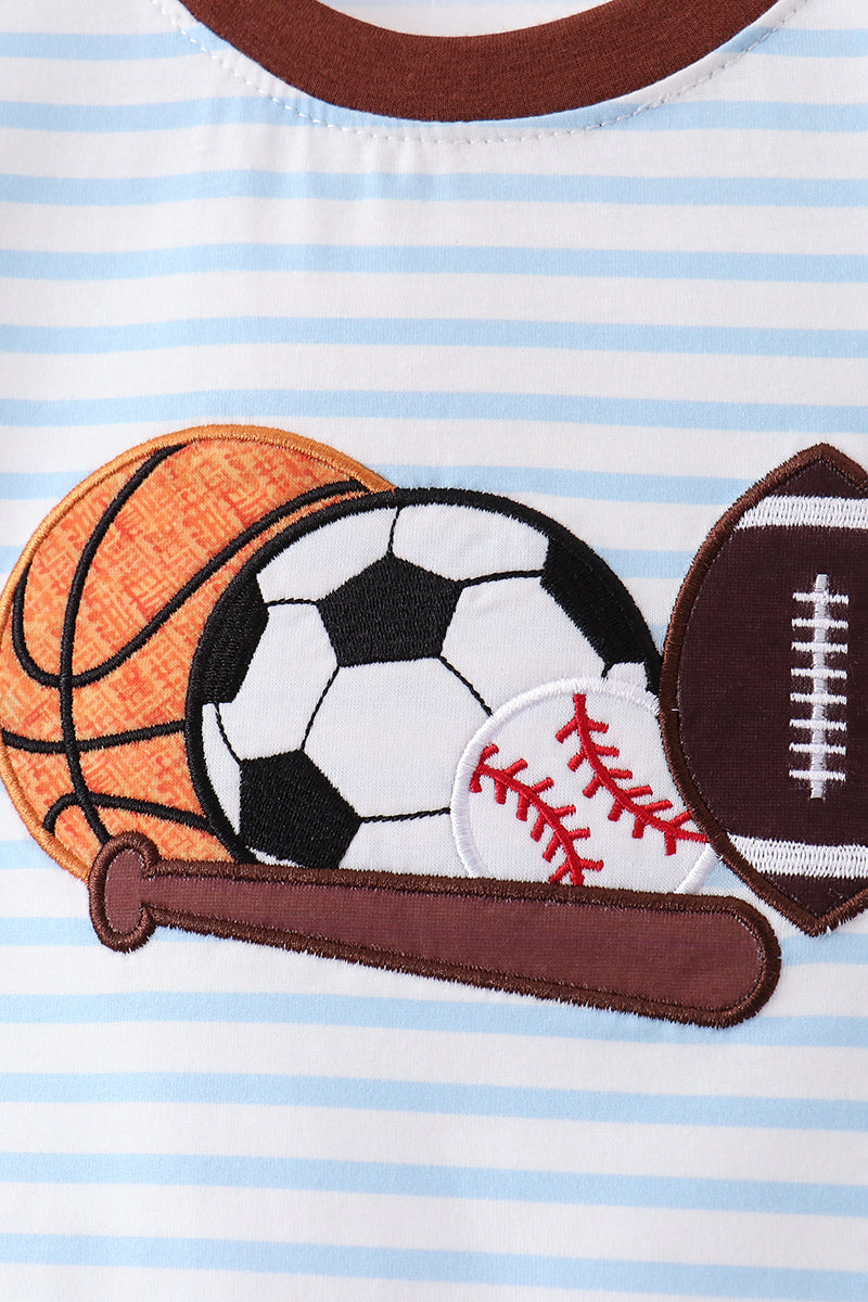 All-Star Sports Stripe Boys Outfit