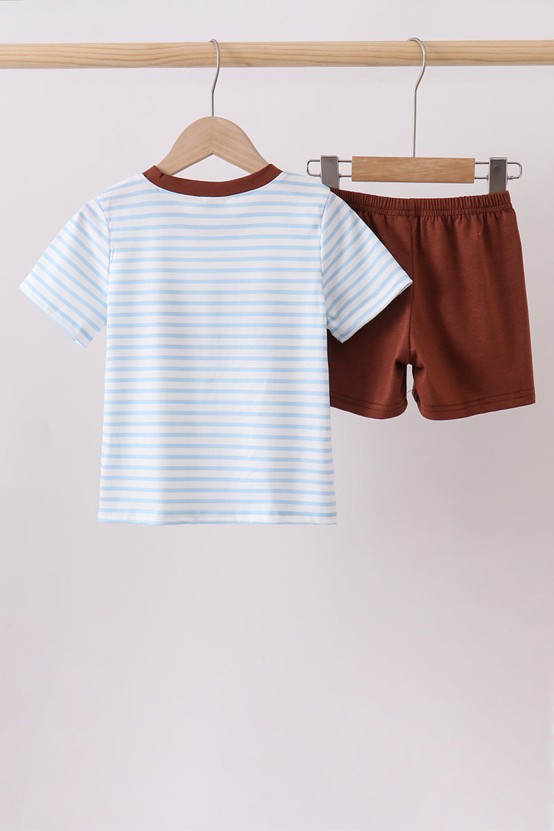 All-Star Sports Stripe Boys Outfit