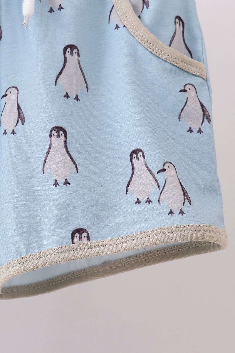 Little Penguin Play Shorts Set