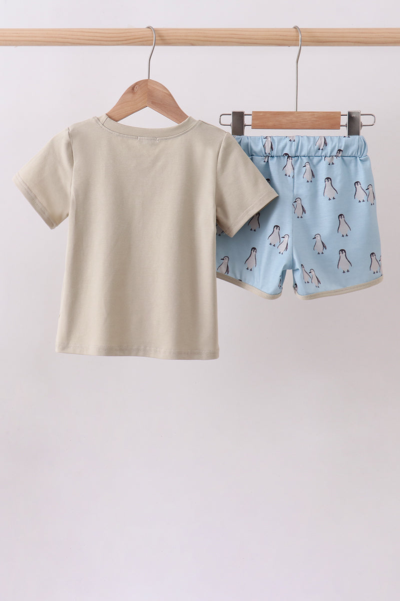 Little Penguin Play Shorts Set