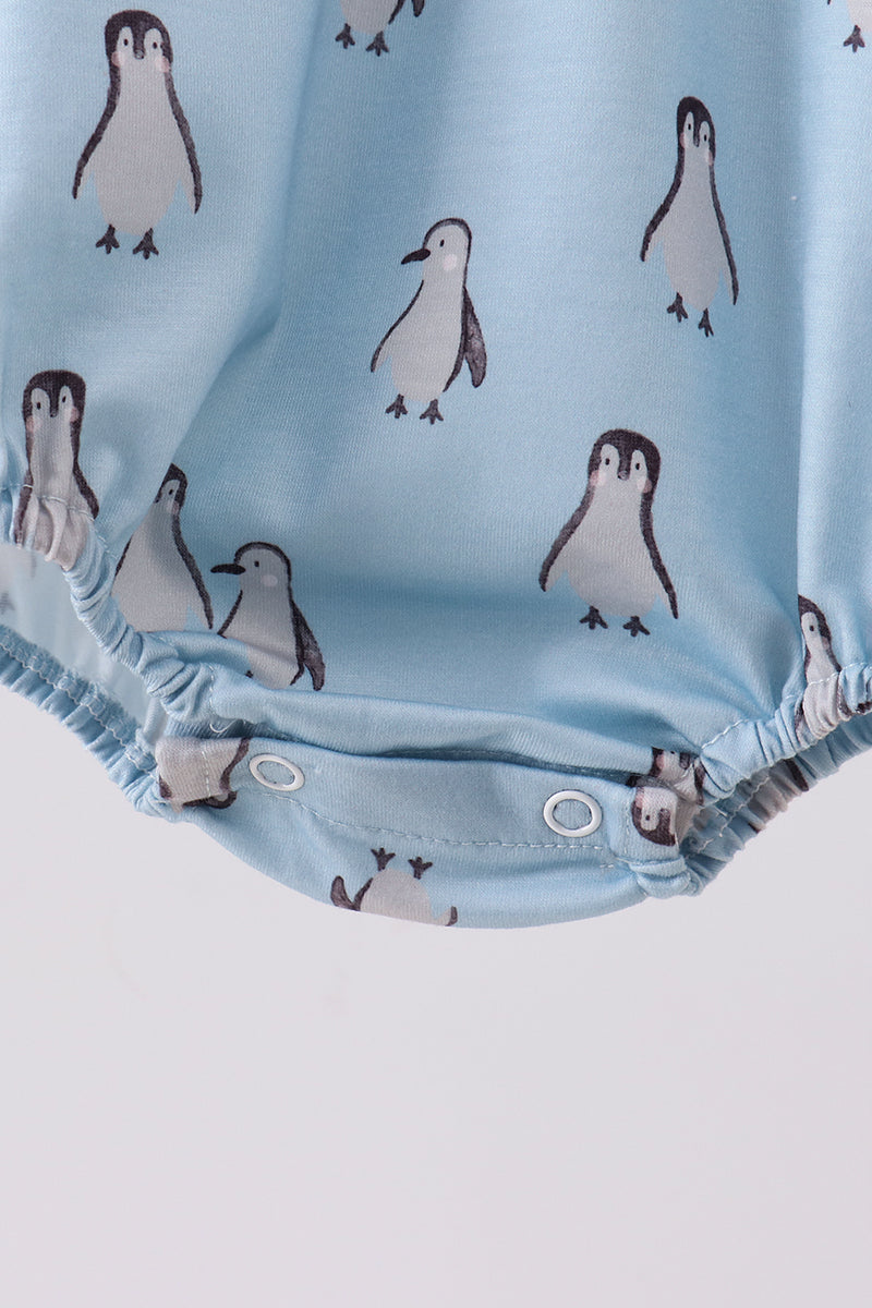 Penguin Print Bubble Romper