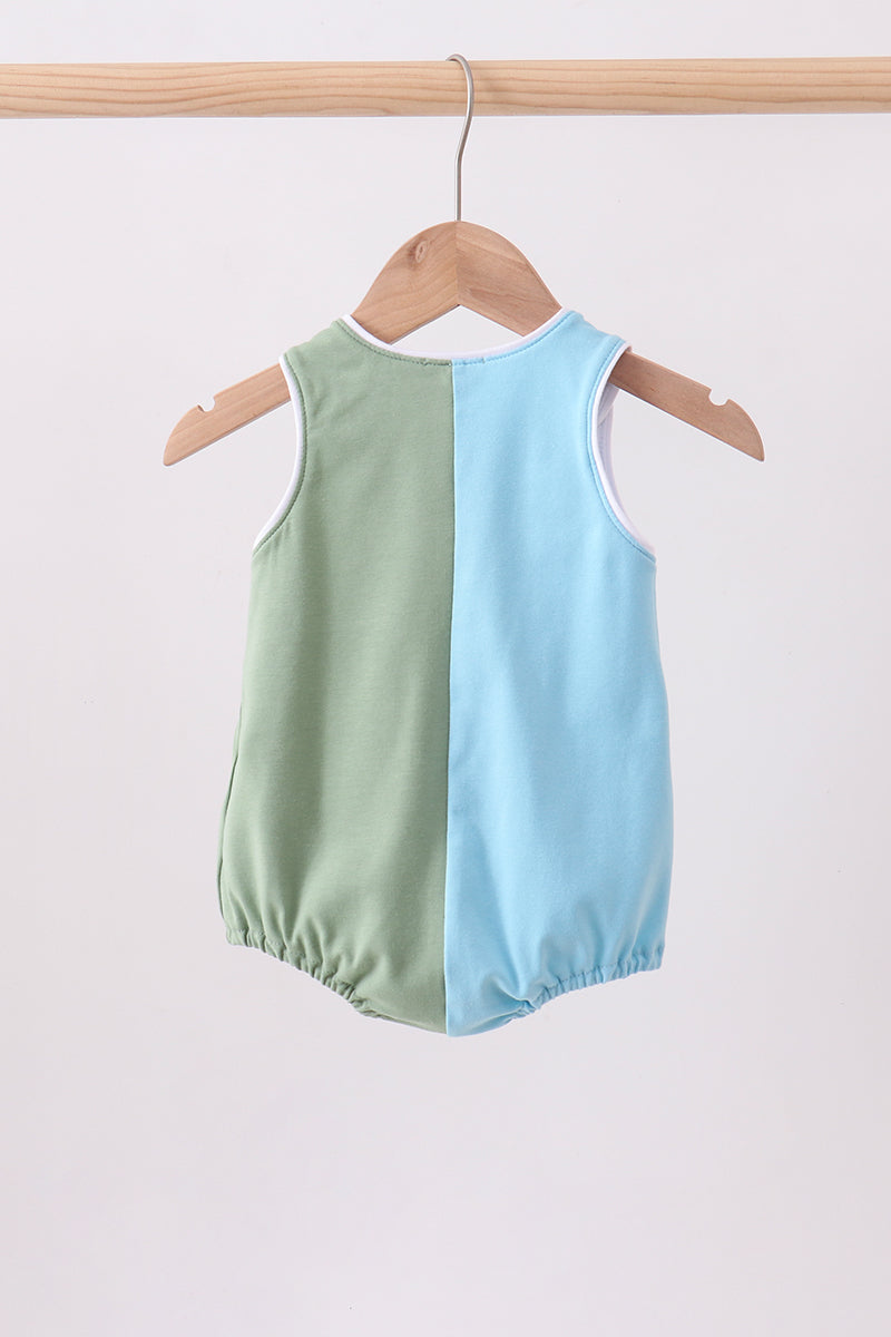 Sweet Blue Sage Bubble Romper