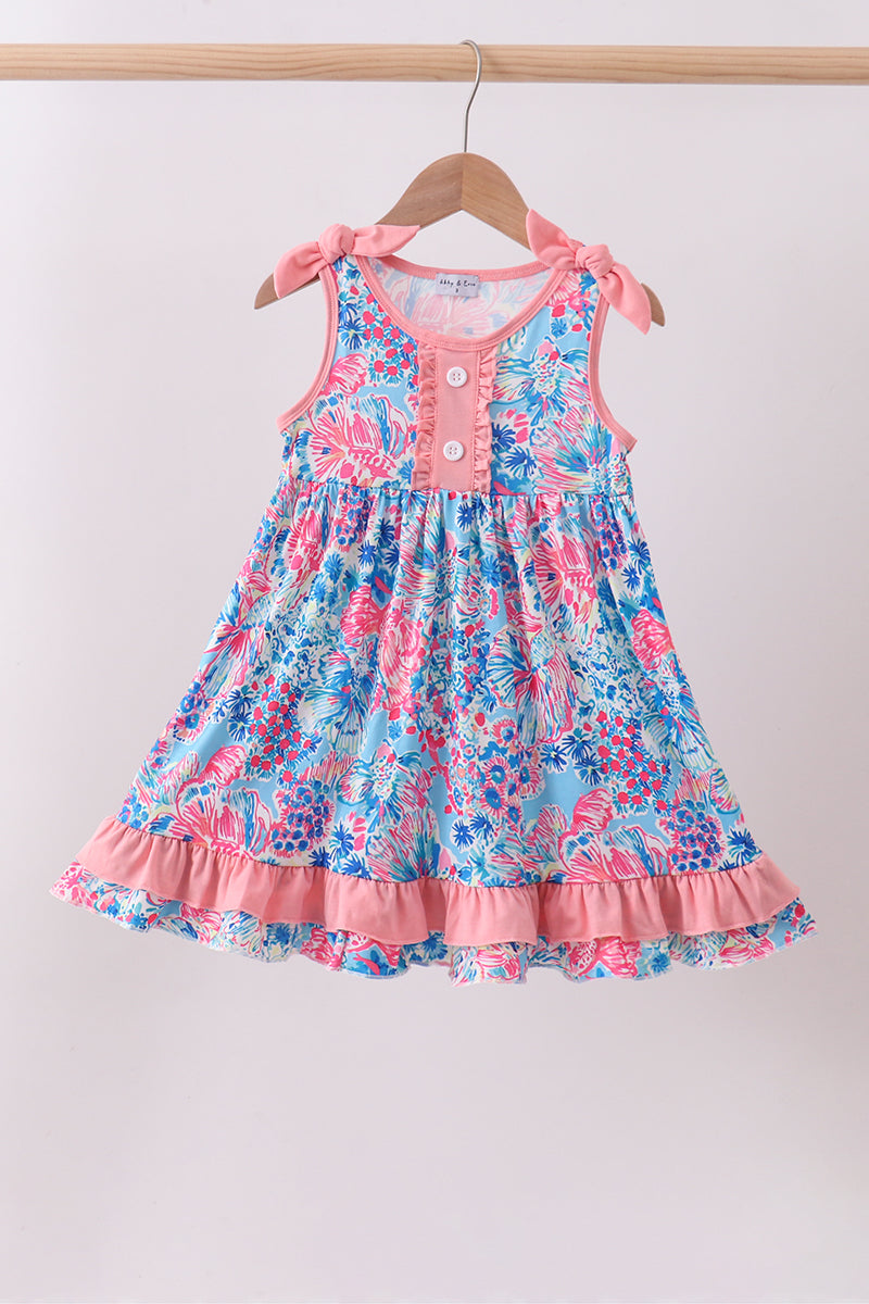 Pink Paradise Ruffle Dress