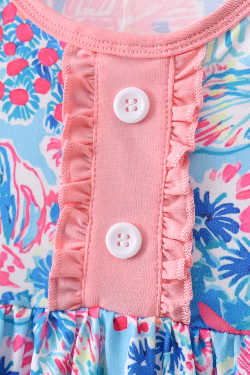 Pink Paradise Ruffle Dress