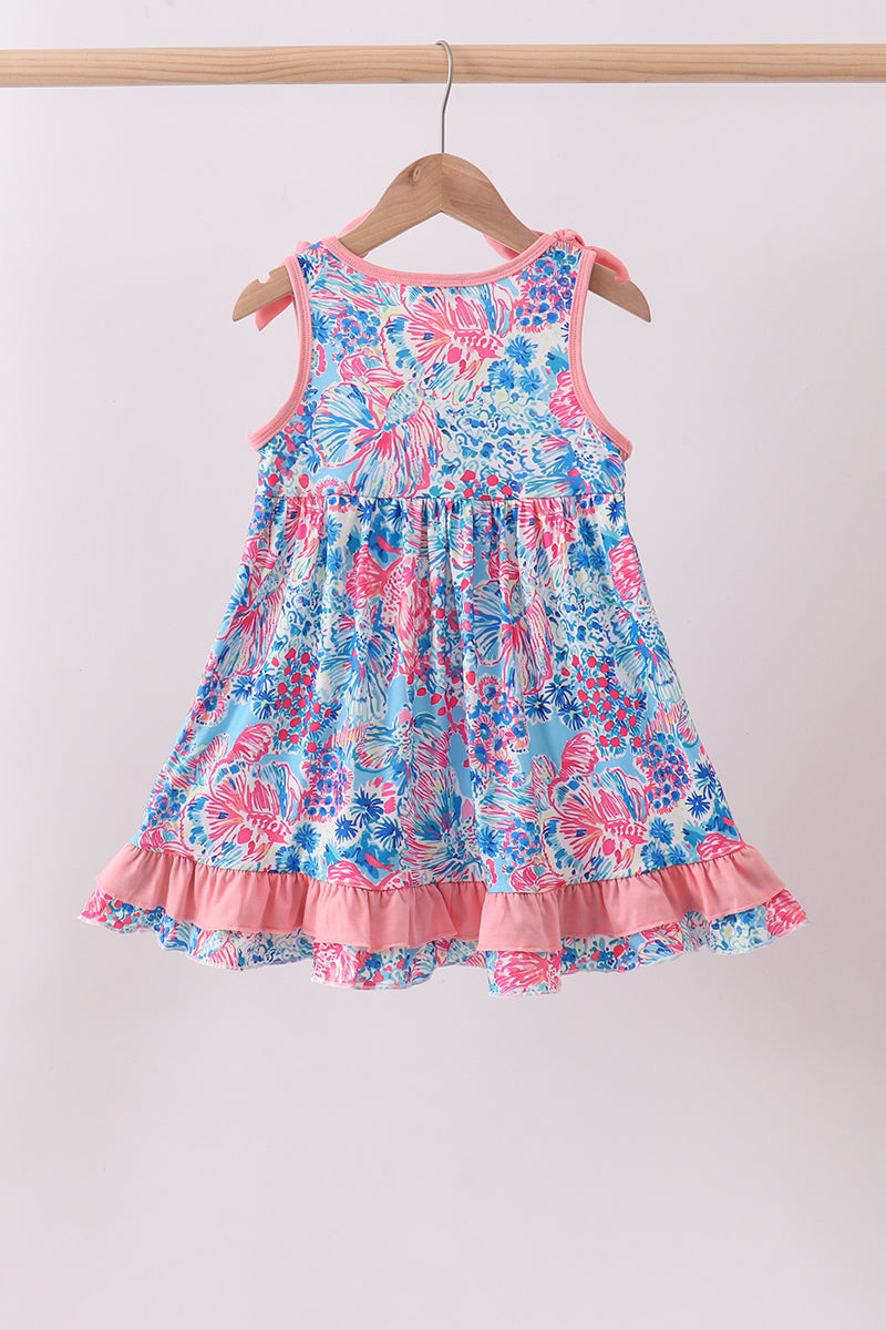 Pink Paradise Ruffle Dress