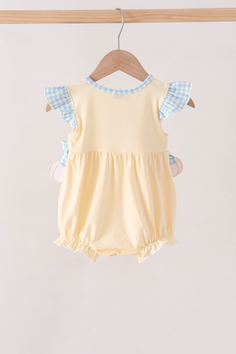 Hallo Fall Y'ALL Pumpkin Ruffle Bubble - Sweet & Soft Baby Girl Style