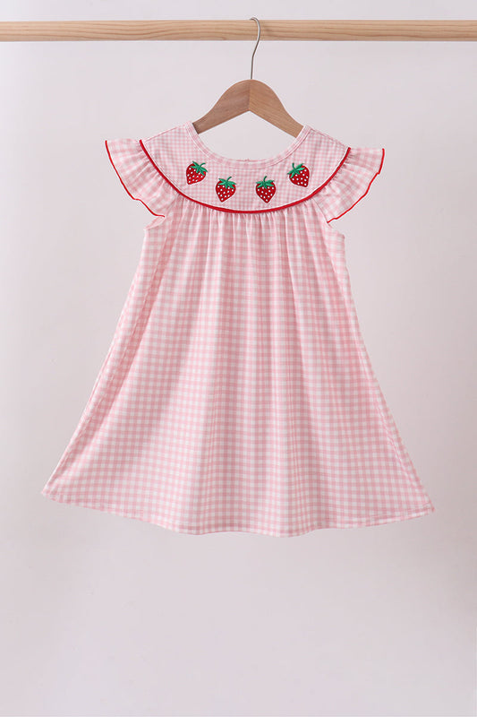 Pink Picnic Strawberry Dress