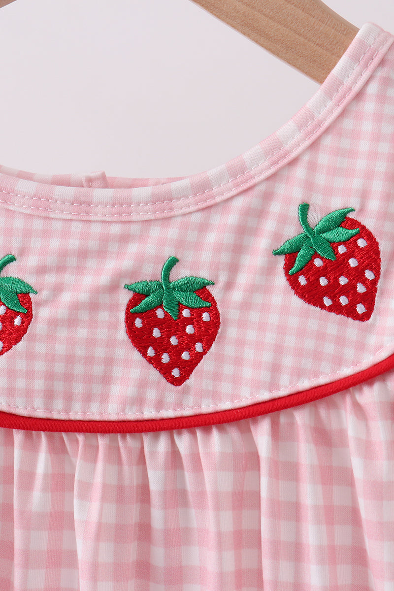 Pink Picnic Strawberry Dress