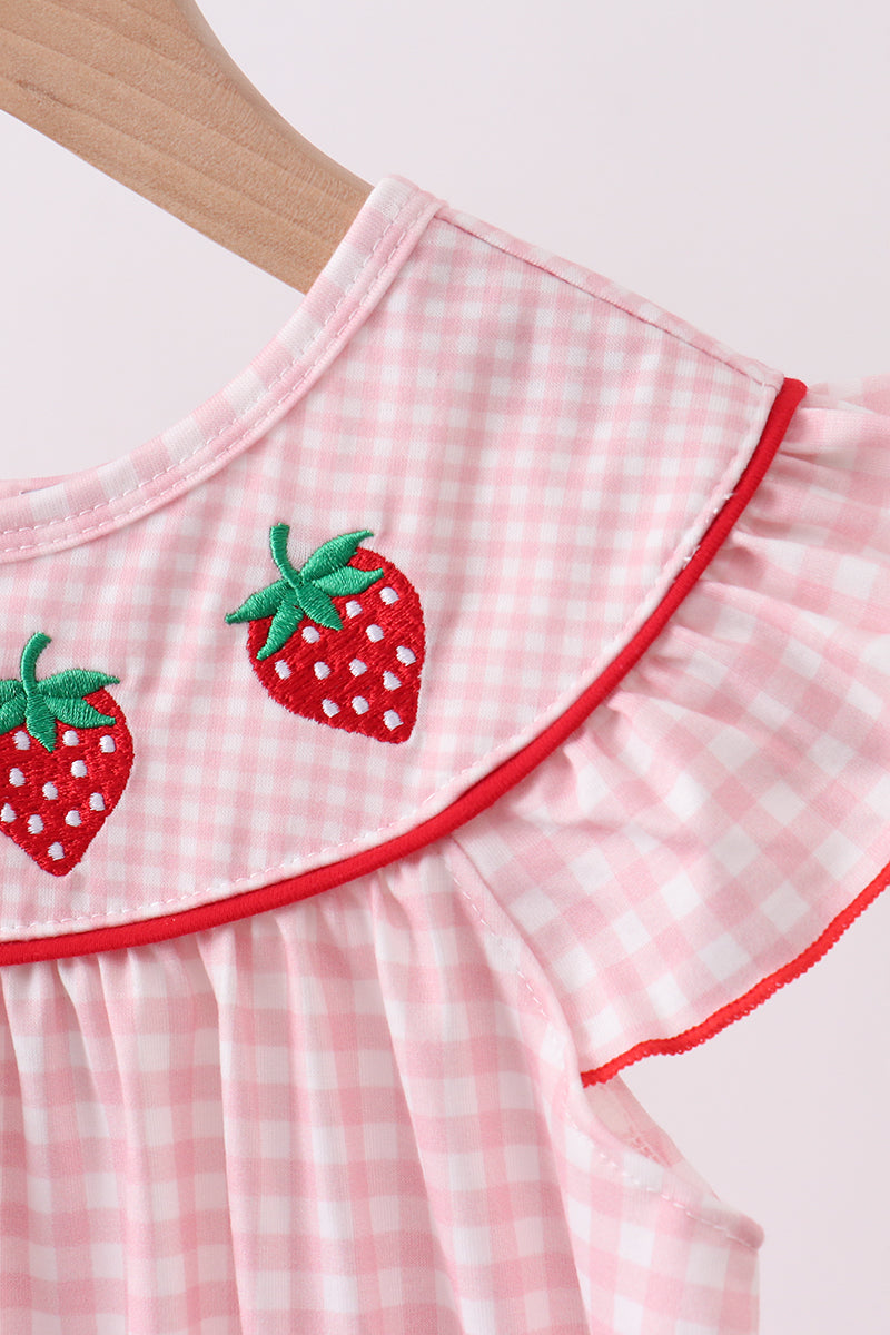 Pink Picnic Strawberry Dress