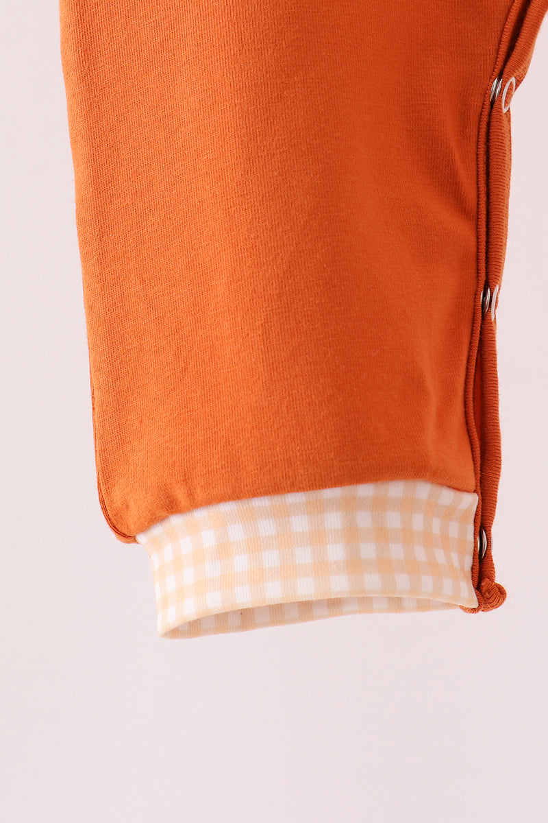 Sweet as Pie Embroidered Romper - Cozy Thanksgiving Style for Little Ones