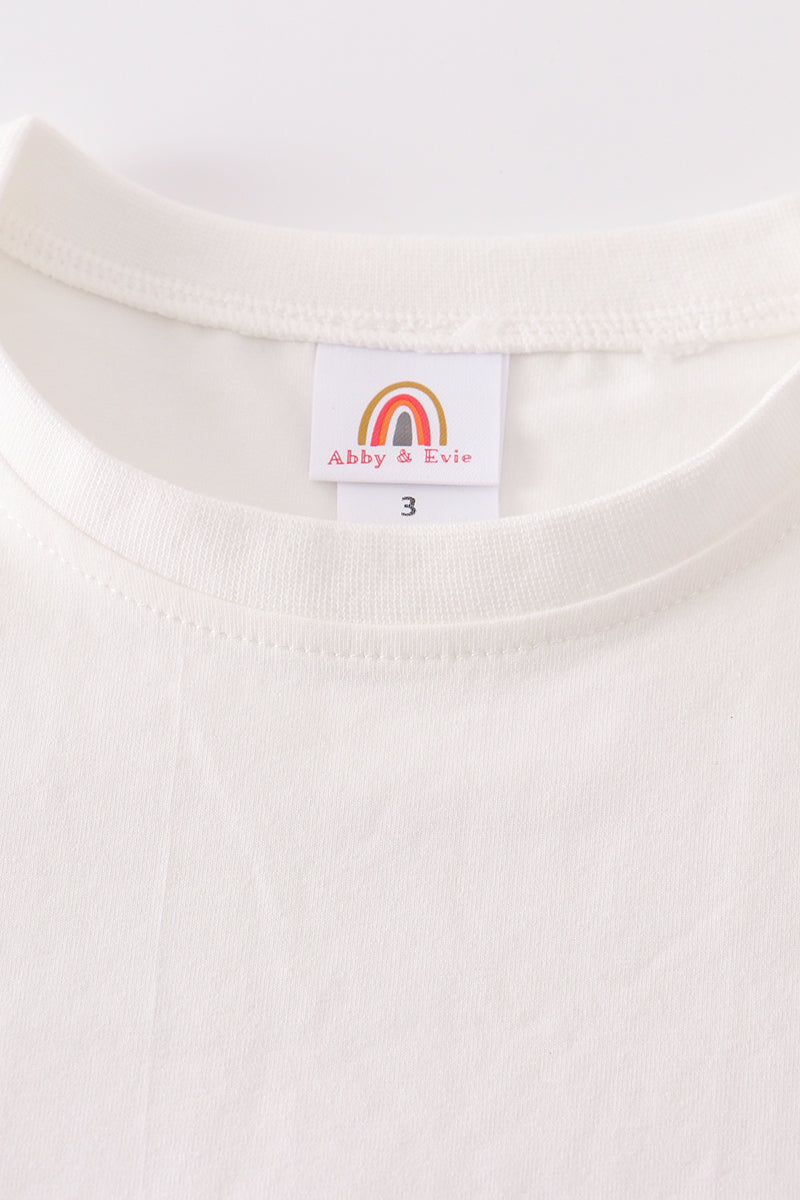 Cream Basic Family Matching Tee Collection