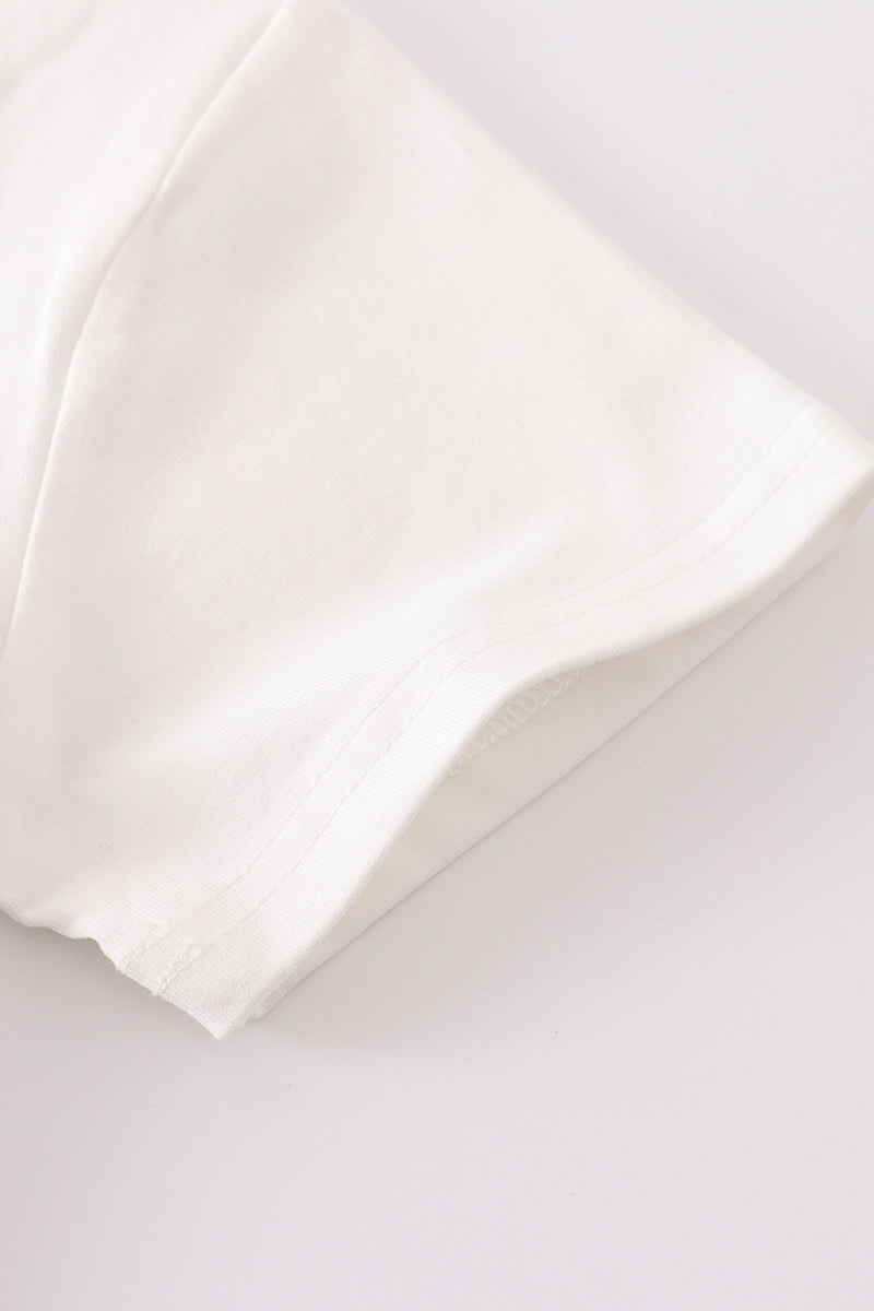 Cream Basic Family Matching Tee Collection