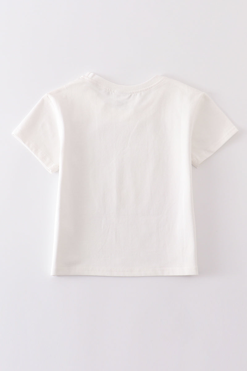 Cream Basic Family Matching Tee Collection