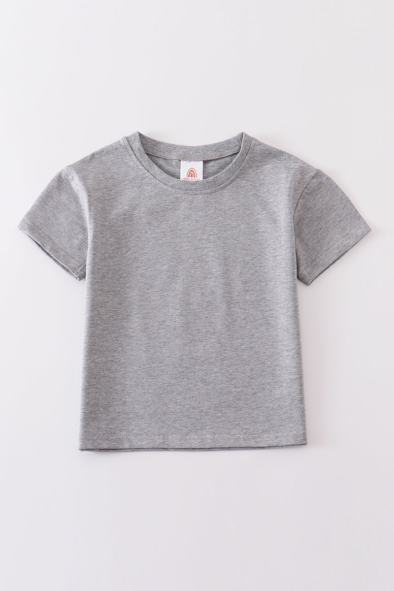 Gray Basic Family Matching Tee Collection