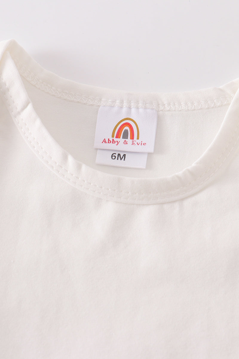 Cream Basic Family Matching Tee Collection