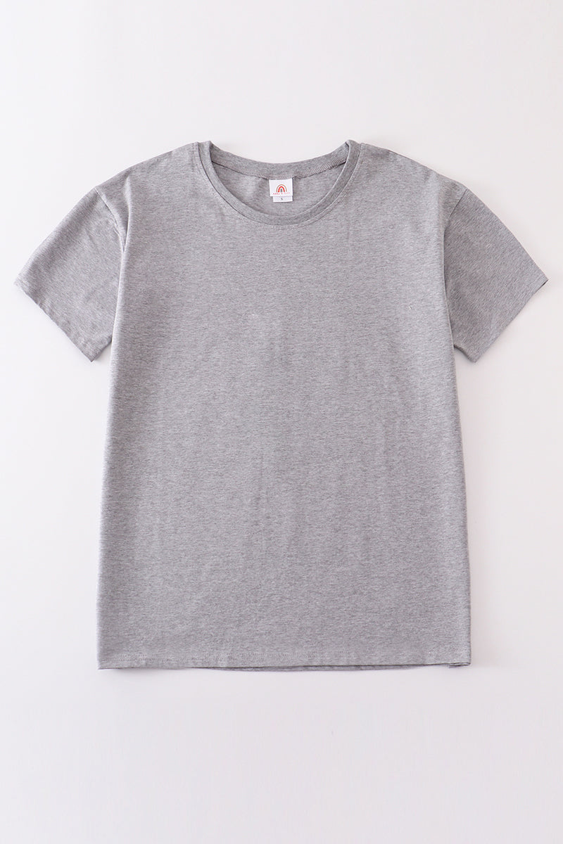 Gray Basic Family Matching Tee Collection