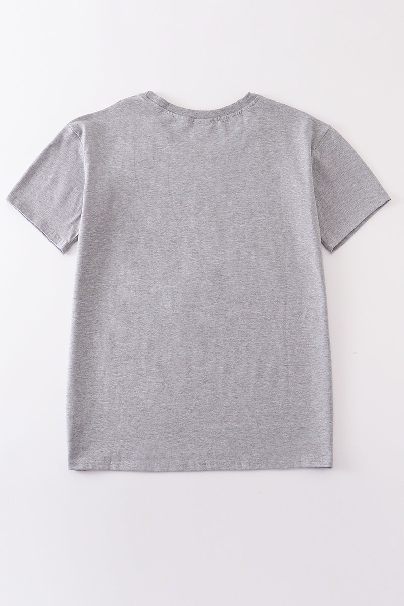 Gray Basic Family Matching Tee Collection