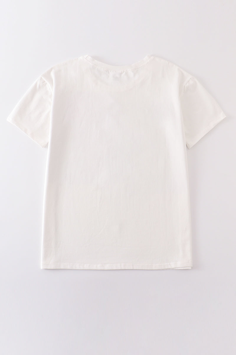 Cream Basic Family Matching Tee Collection