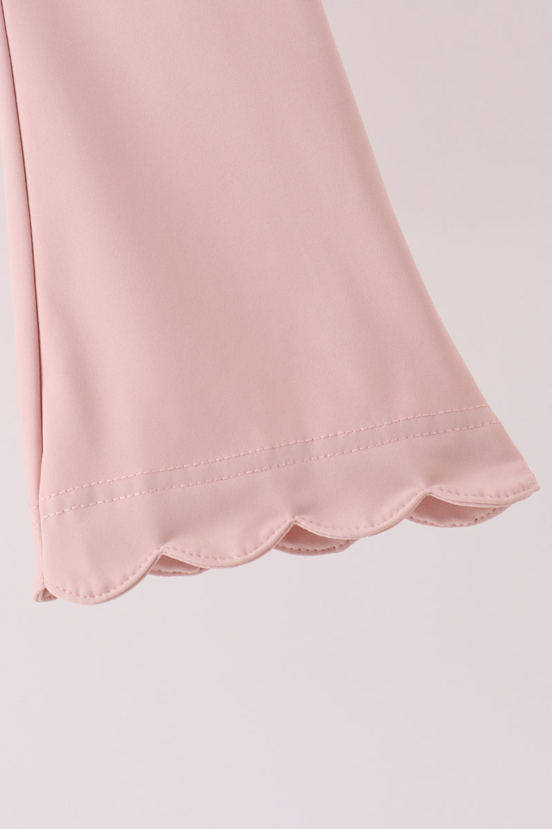 Pink Scalloped Active Set - Ready for Her Day