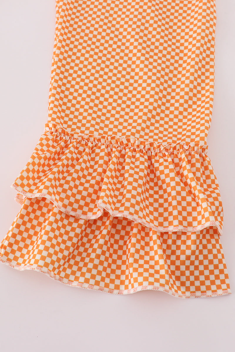 Tennessee Go Vols Applique Ruffle Pants Set