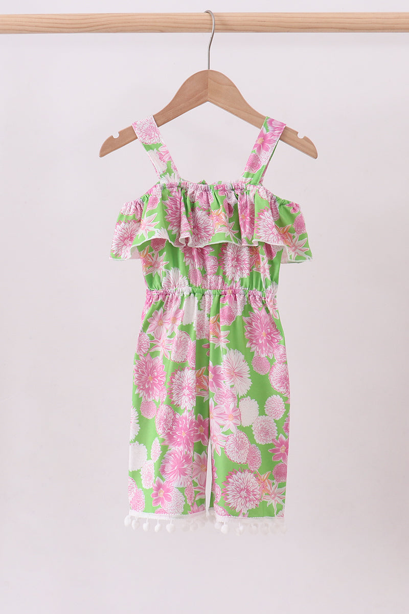 Floral Charm One-Piece Jumpsuit Outfit