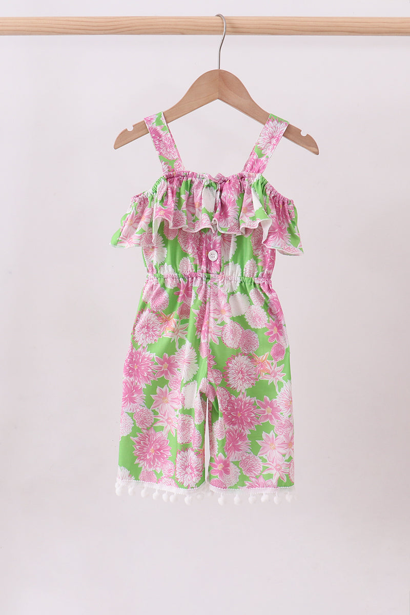 Floral Charm One-Piece Jumpsuit Outfit