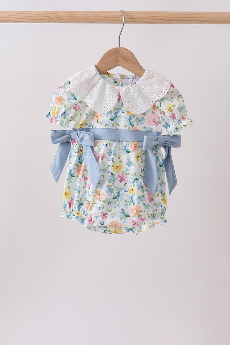 Floral Lace Ruffle Bubble
