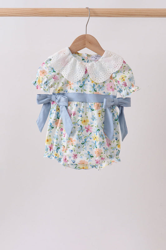 Floral Lace Ruffle Bubble