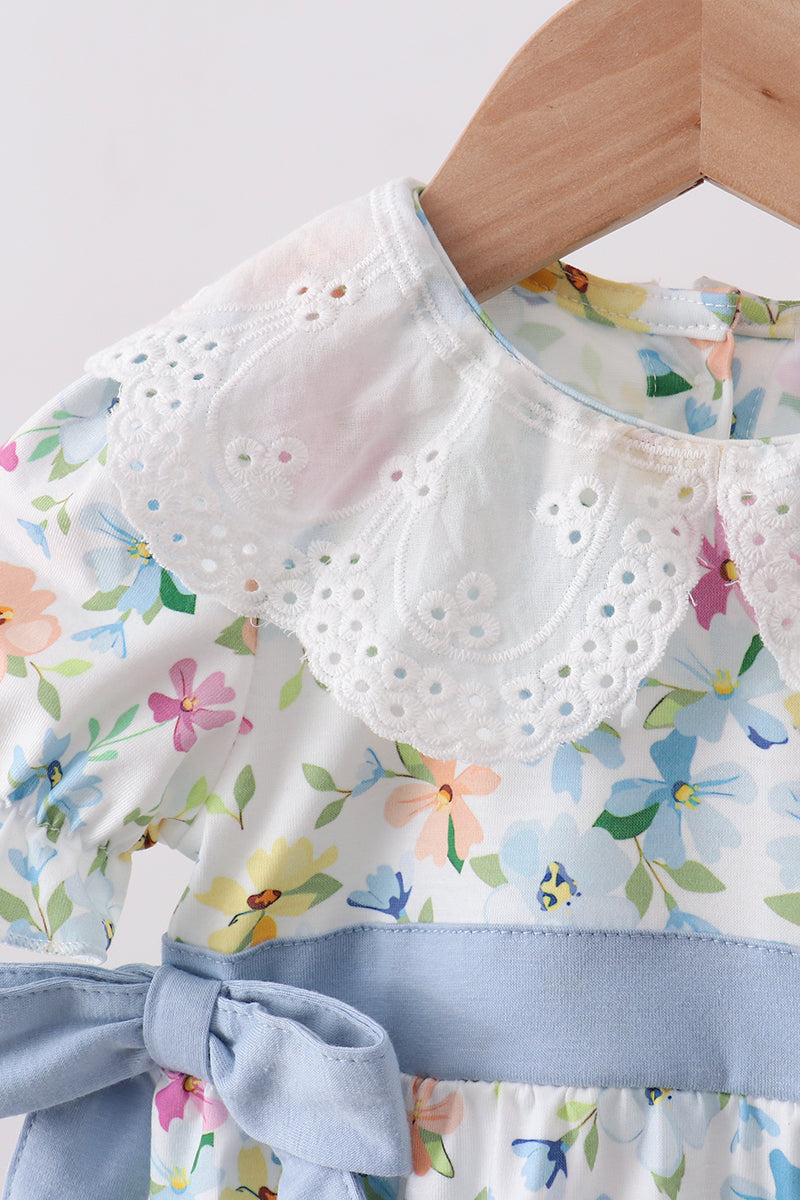 Floral Lace Ruffle Bubble
