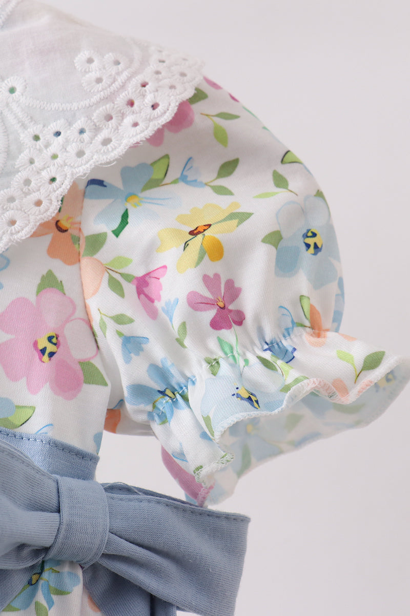 Floral Lace Ruffle Bubble