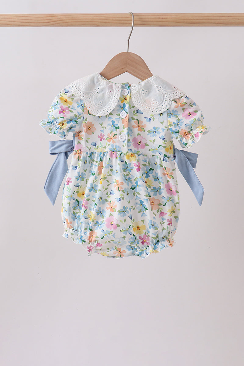 Floral Lace Ruffle Bubble
