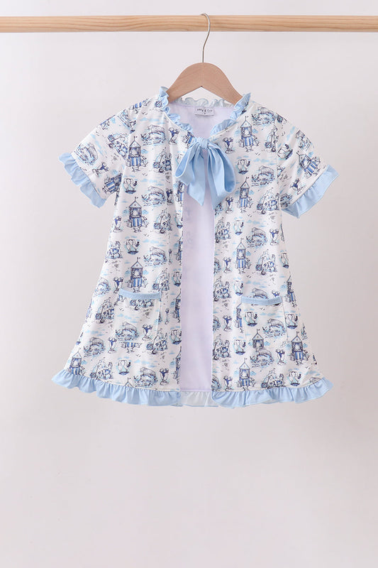 Blue Beach UPF 50+ Swim Cover-Up