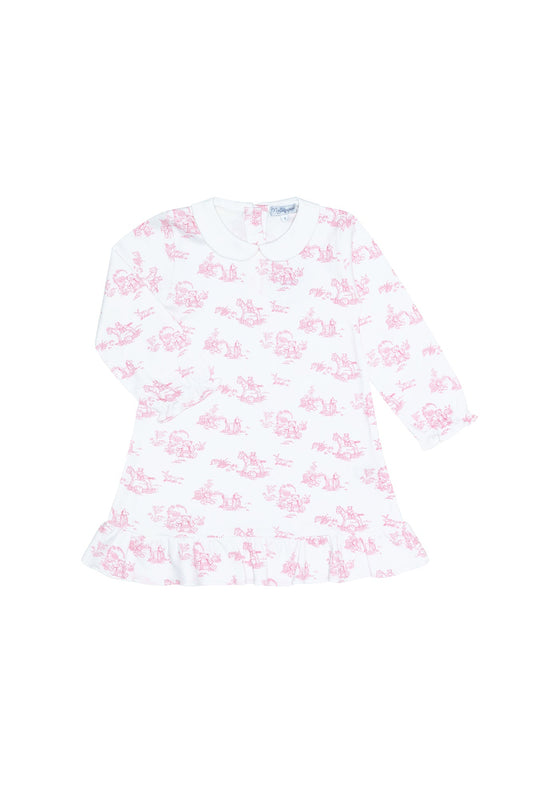 Pink Toile LS Playtime