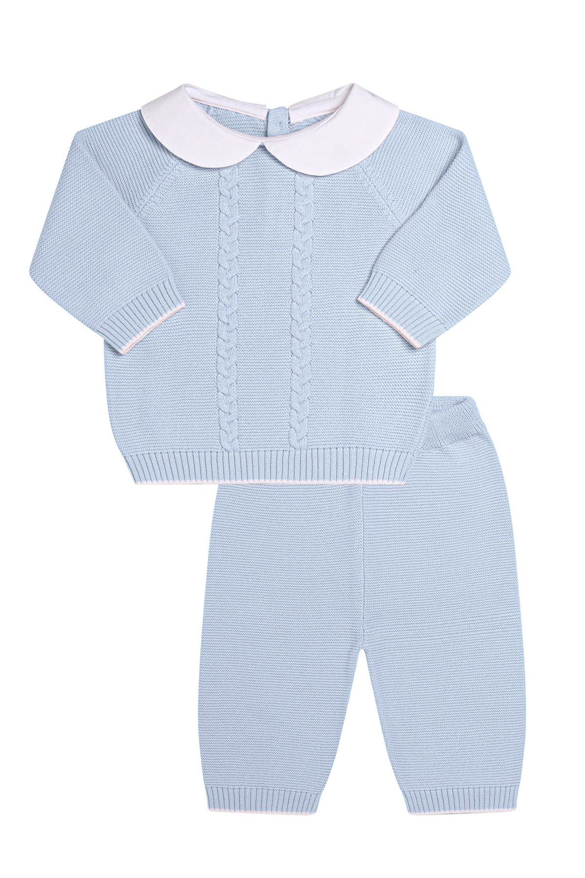 Nella Knit Set - Elegant Pima Cotton Baby Gift Set
