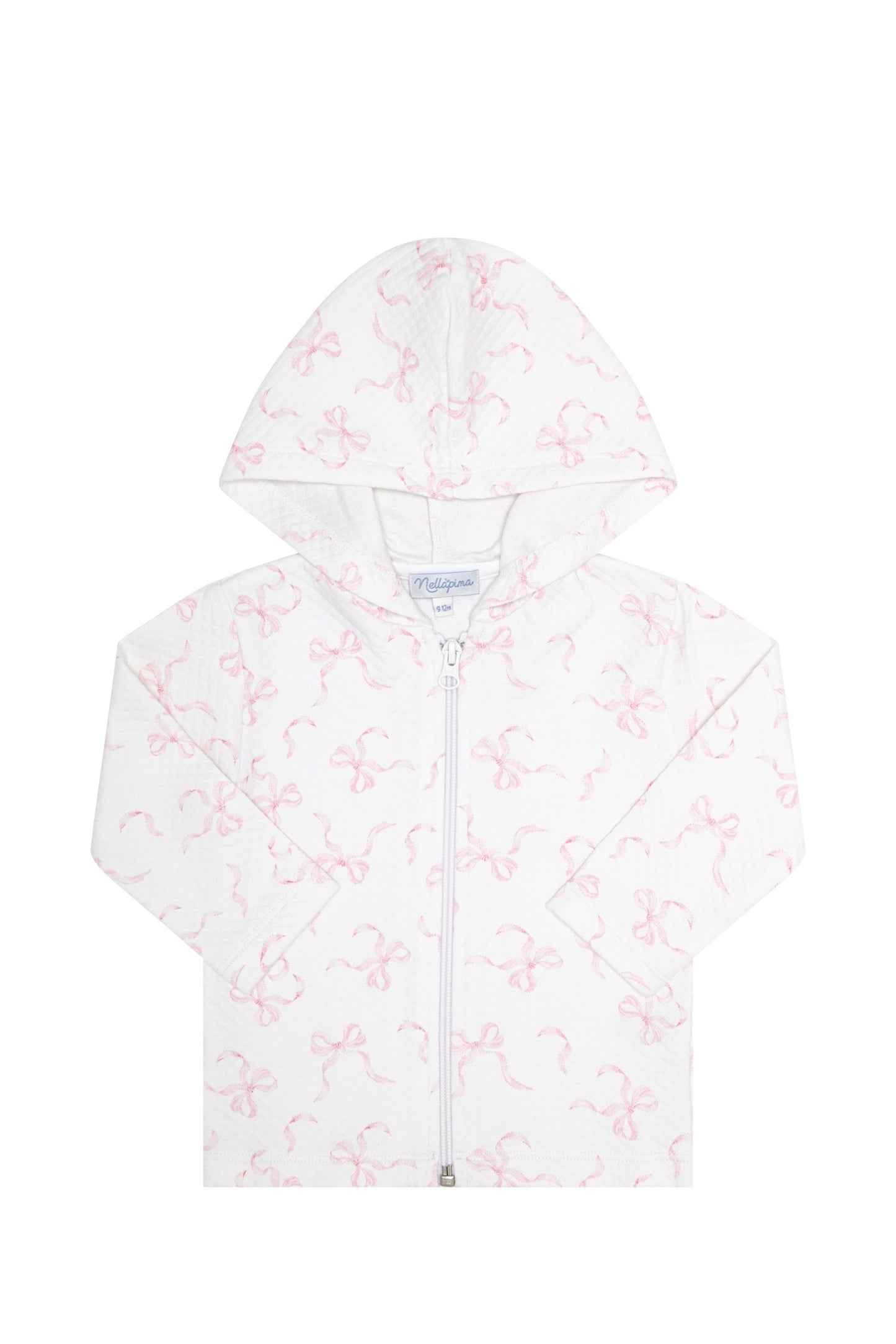 Charming Bows Print Jacquard Jacket