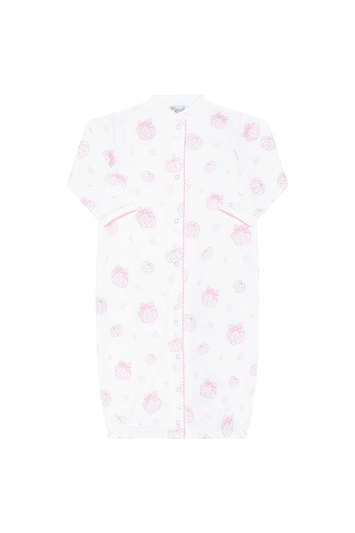 Premium Pink Pumpkin Patch Converter Gown - Sweet Fall Dreams for Baby Girls