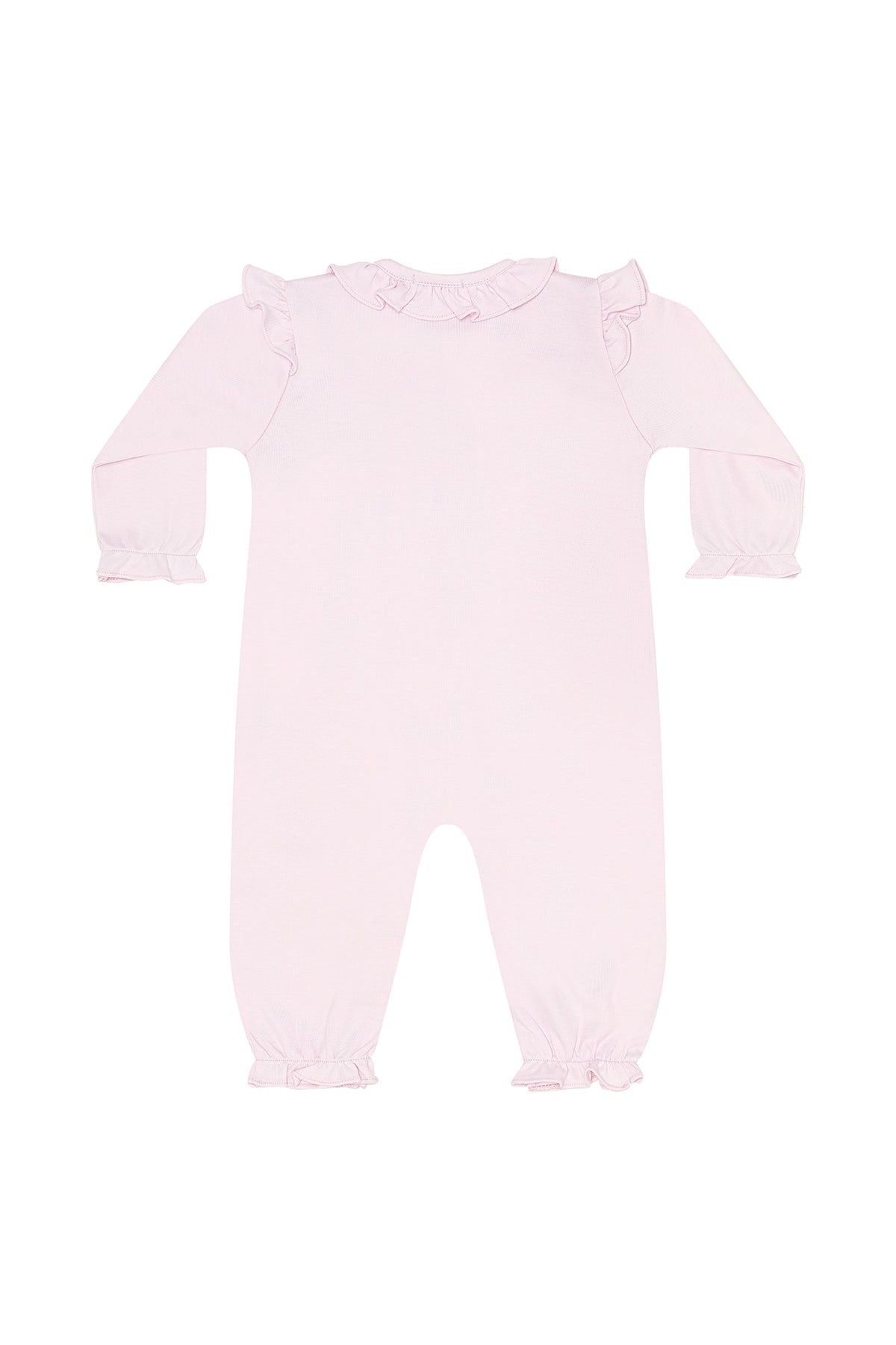 Premium Pink Pumpkin Patch Embroidered Romper - Sweet Fall Style for Baby Girls