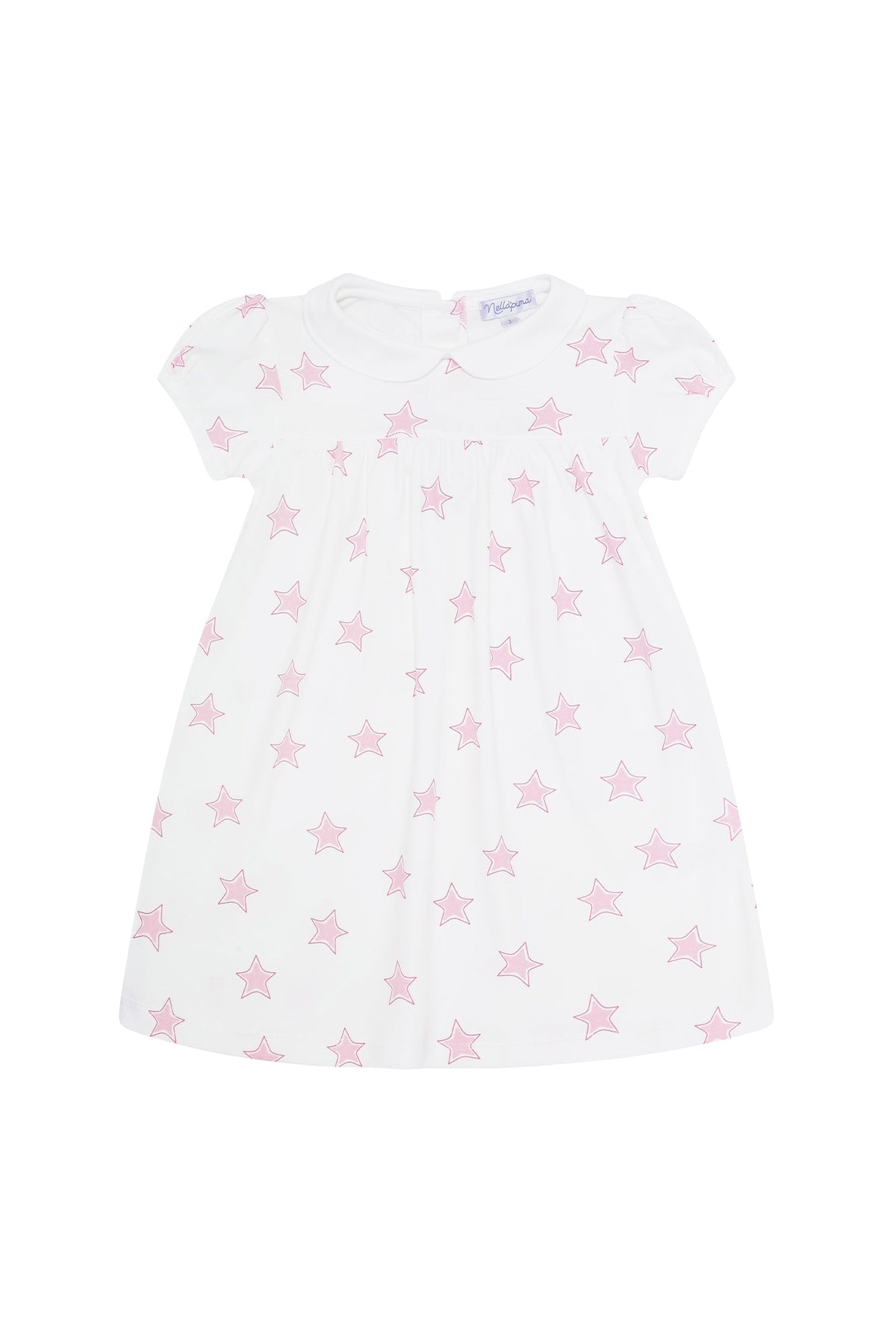 Pink Stars Print Playtime Dress - Fun Little Girl Style