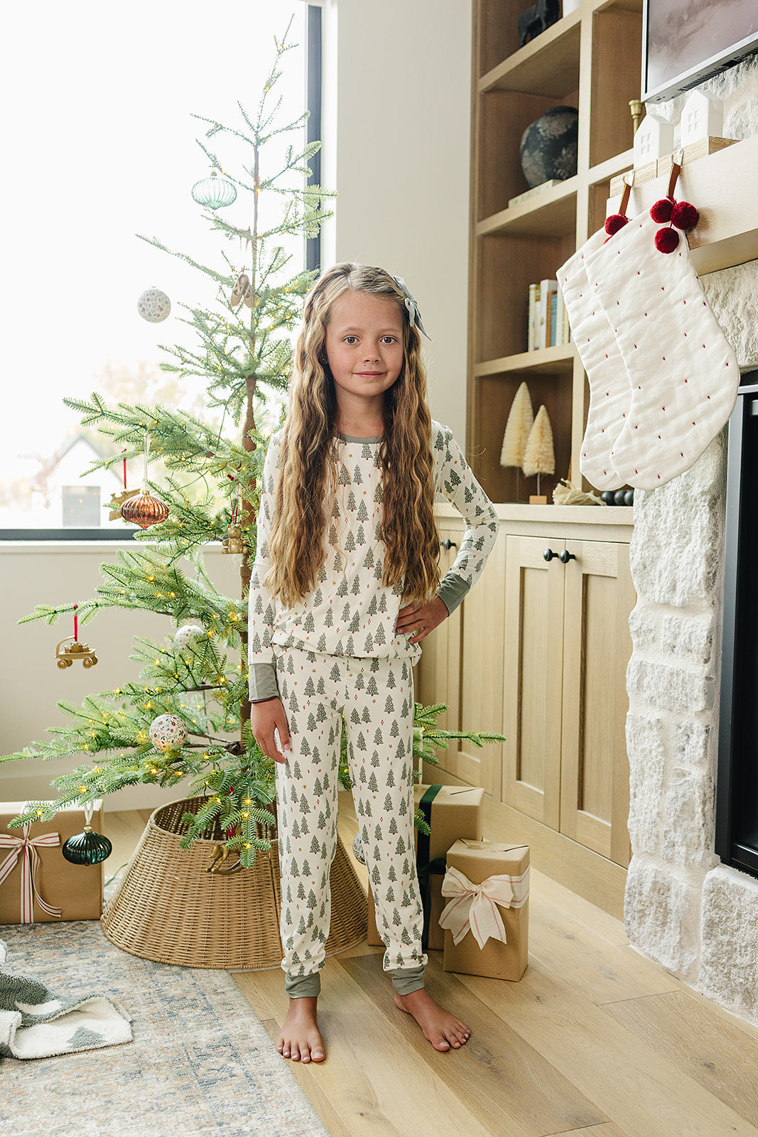 Christmas Trees Bamboo Cozy Set