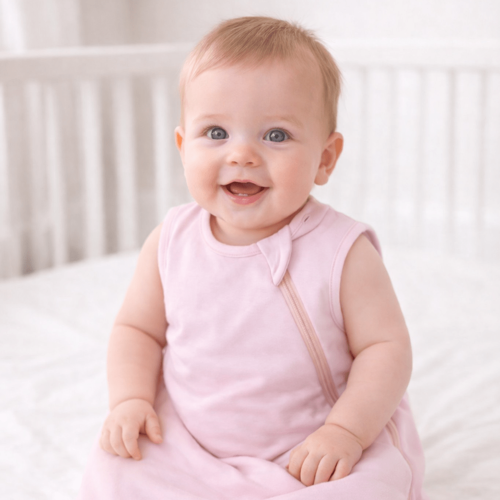 Candy Pink Sleep Sack - Soft & Cozy Baby Girl Style