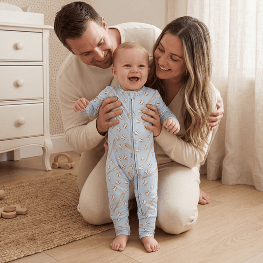 Classic Baseball Convertible Romper - Adorable Baby Boy Look