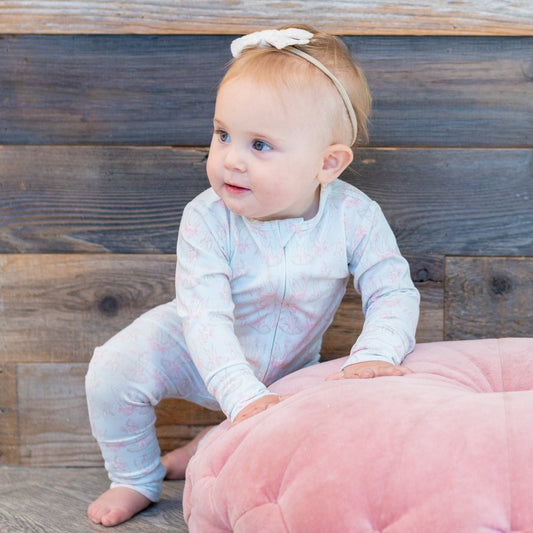 Swan Ballet Convertible Romper - Sweet & Soft Baby Girl Style