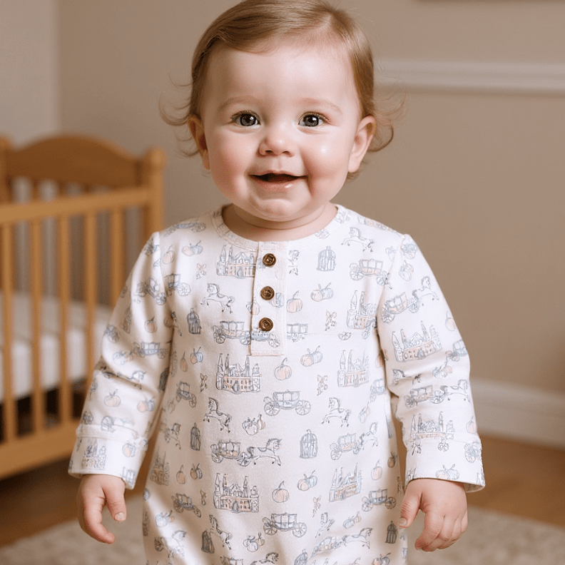 Fairy Godmother Ruffle Gown - Sweet & Soft Baby Girl Style