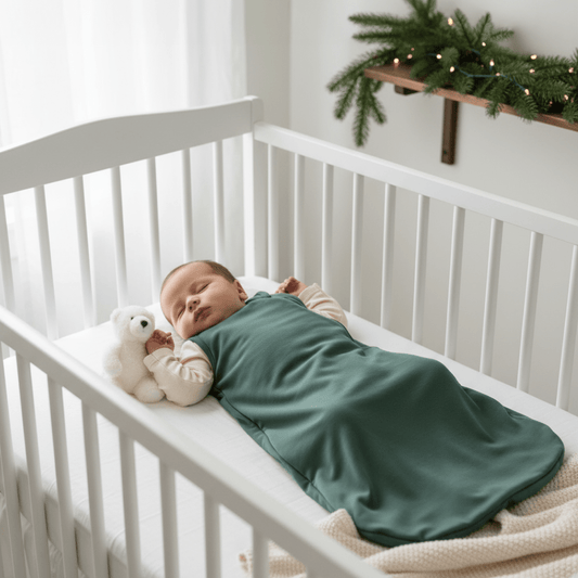 Hunter Green Sleep Sack - Soft & Cozy Baby Boy Style
